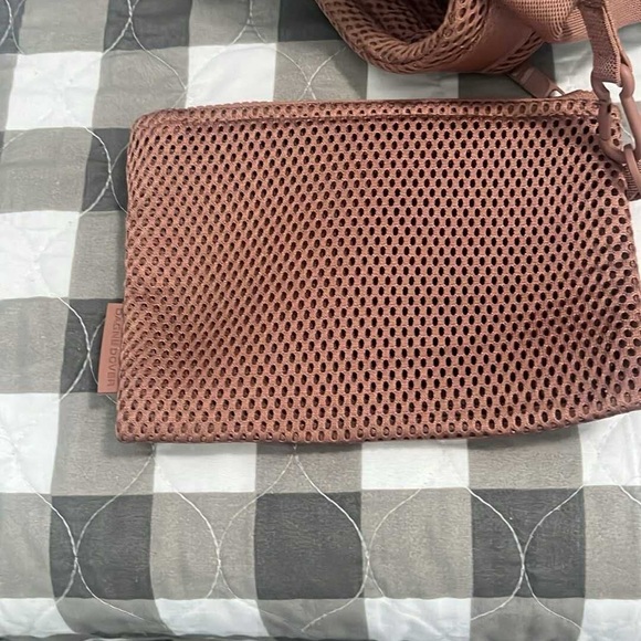 Dagne Dover Brown Mesh Backpack main image 5